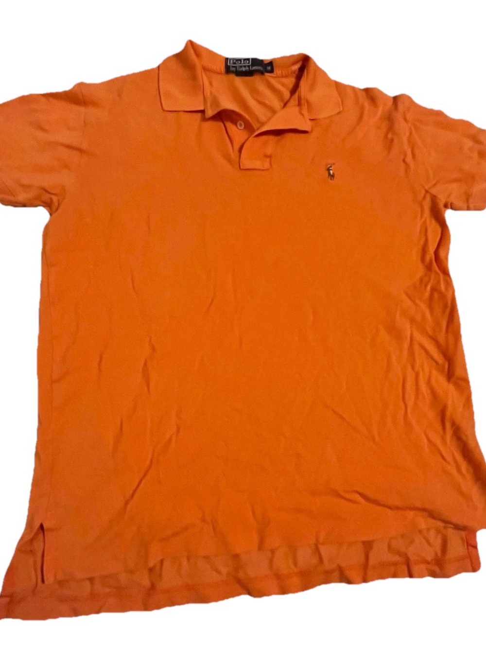 Polo Ralph Lauren Men’s Medium Orange Polo Shirt